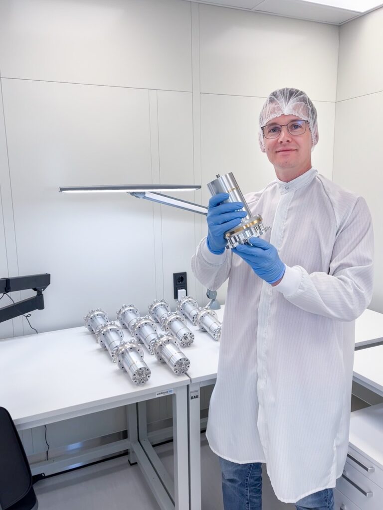 2018 hat Florian Günther Space-Lock am Science Park in Graz gegründet, mittlerweile hat sich das Unternehmen in Niederösterreich angesiedelt. (Foto: Space-Lock/Christoph Mühlbauer)