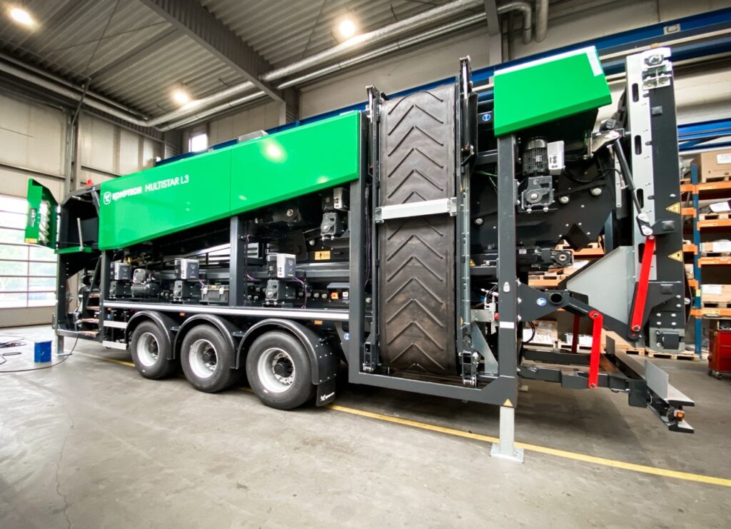 Je nach Produkttyp fertigt Komptech zentrale Module, während Endmontage und Systemintegration am Standort von Anlagenbau Günther in Wartenberg erfolgen. (Foto: Komptech)