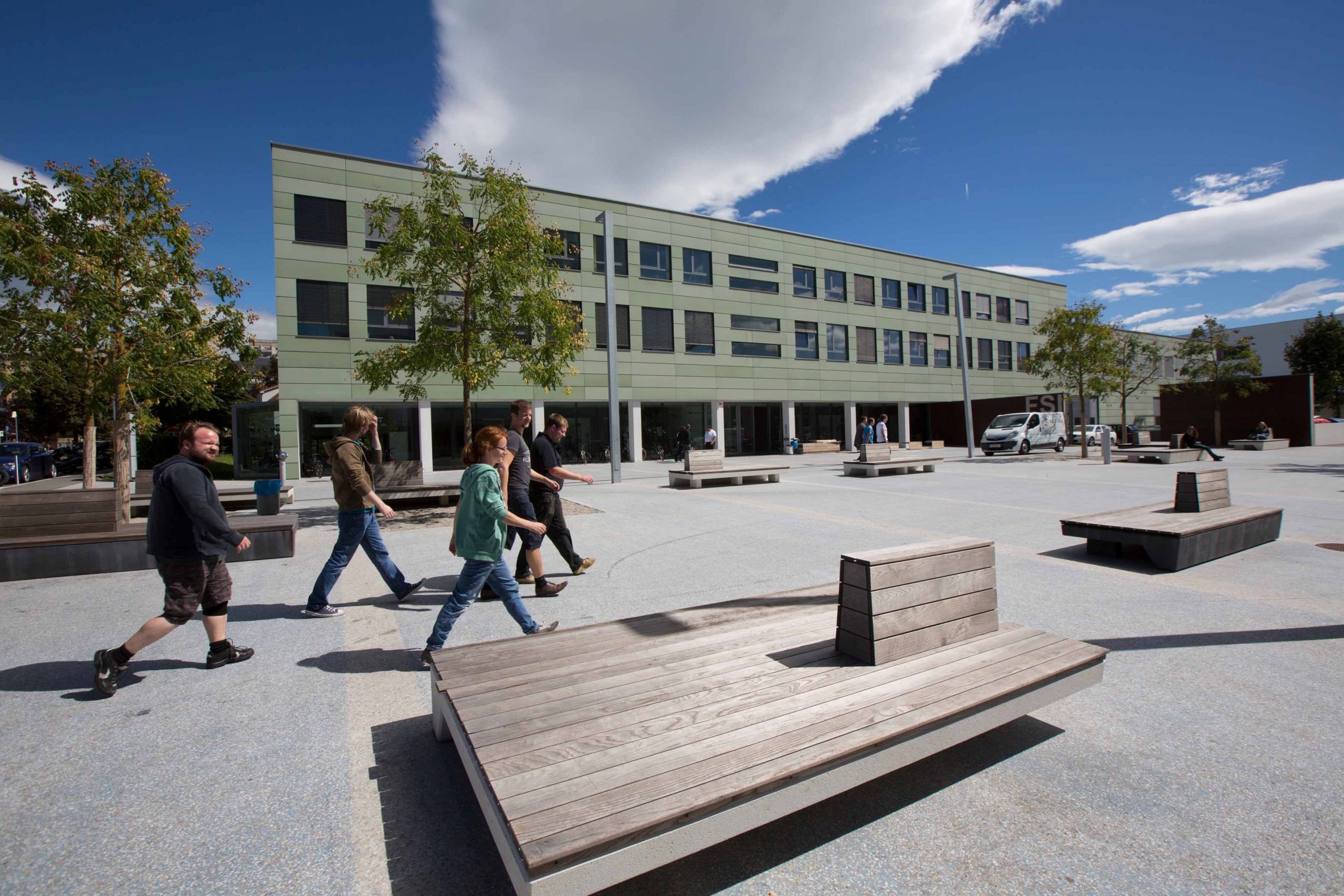 Der Campus der TU Graz in der Inffeldgasse wird internationalen Vorträge-Hotspot (Foto: Lunghammer)