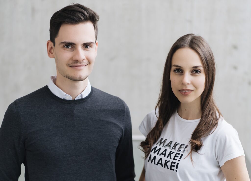 Gründer von Flasher: Alexander Rech und Ines Wöckl (Foto: Nina Huber)