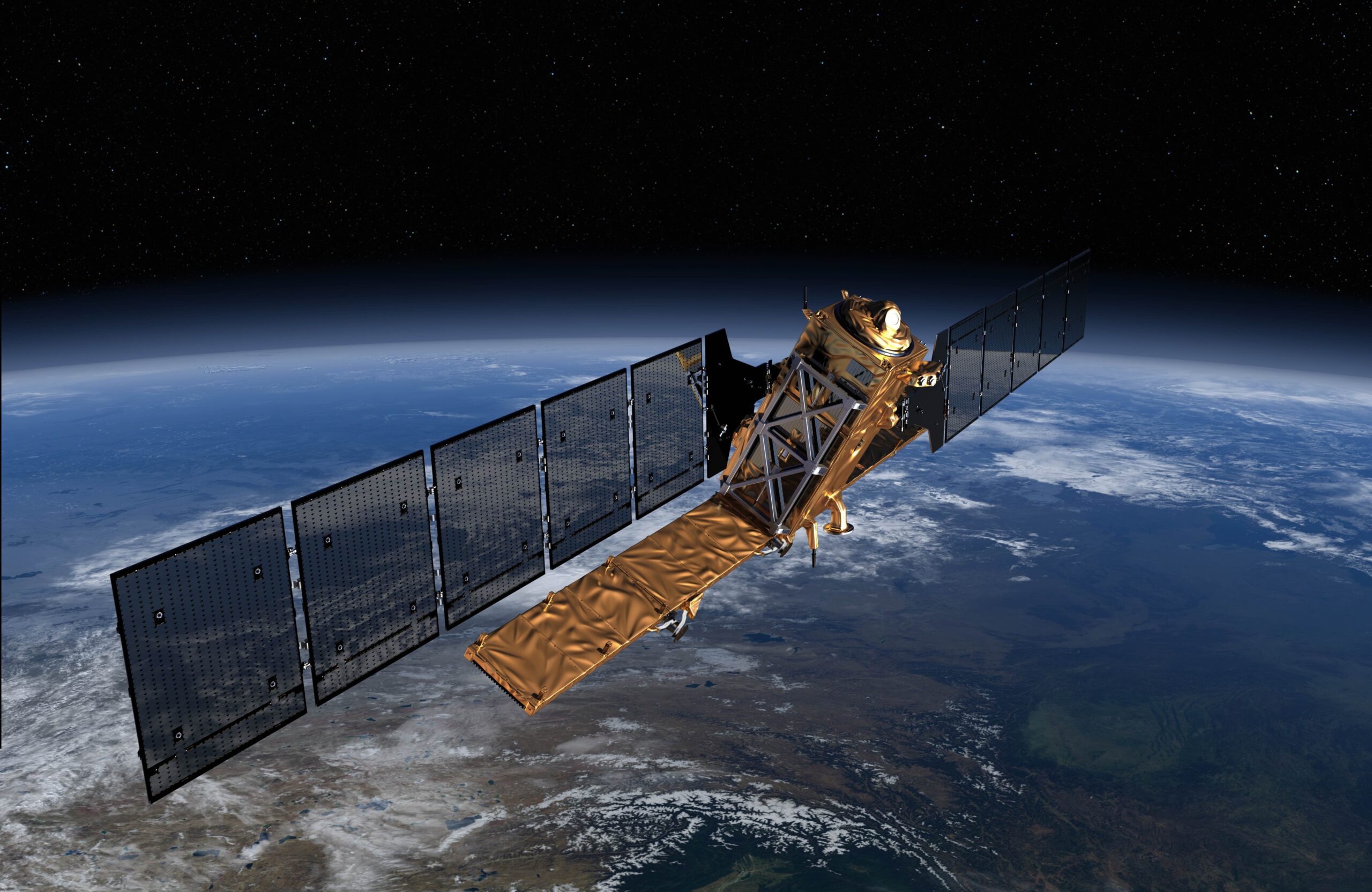 Daten von Erdbeobachtungssatelliten wie Sentinel 1 sollen für Energiefragen genutzt werden. (Foto: ESA)