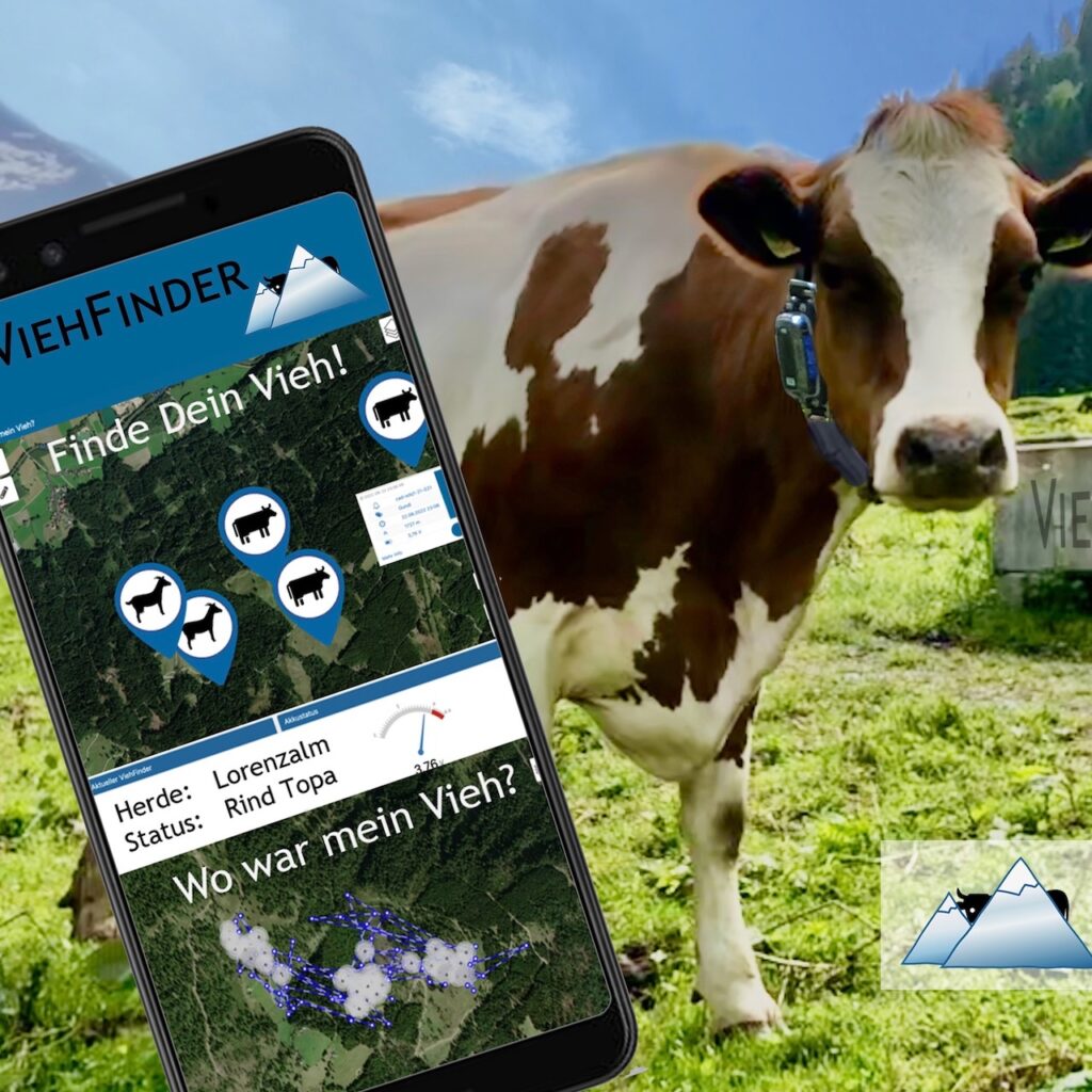 Mit der App von ViehFinder sollen die Tiere rasch auffindbar gemacht werden. (Foto: Viehfinder)